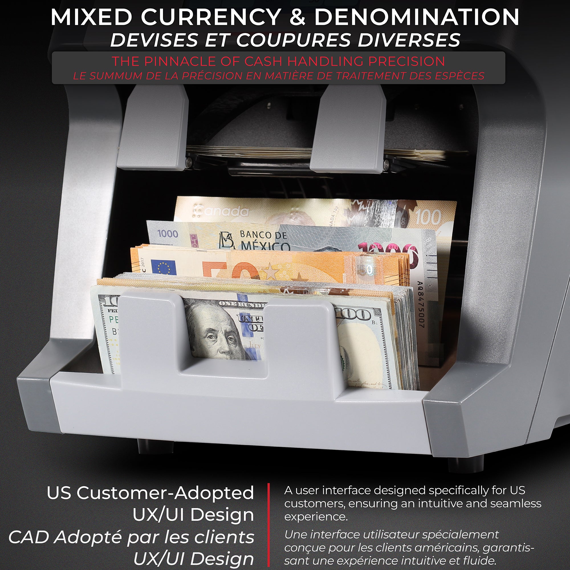 Cassida 9900R V2 Mixed Bill Counter (Canada)