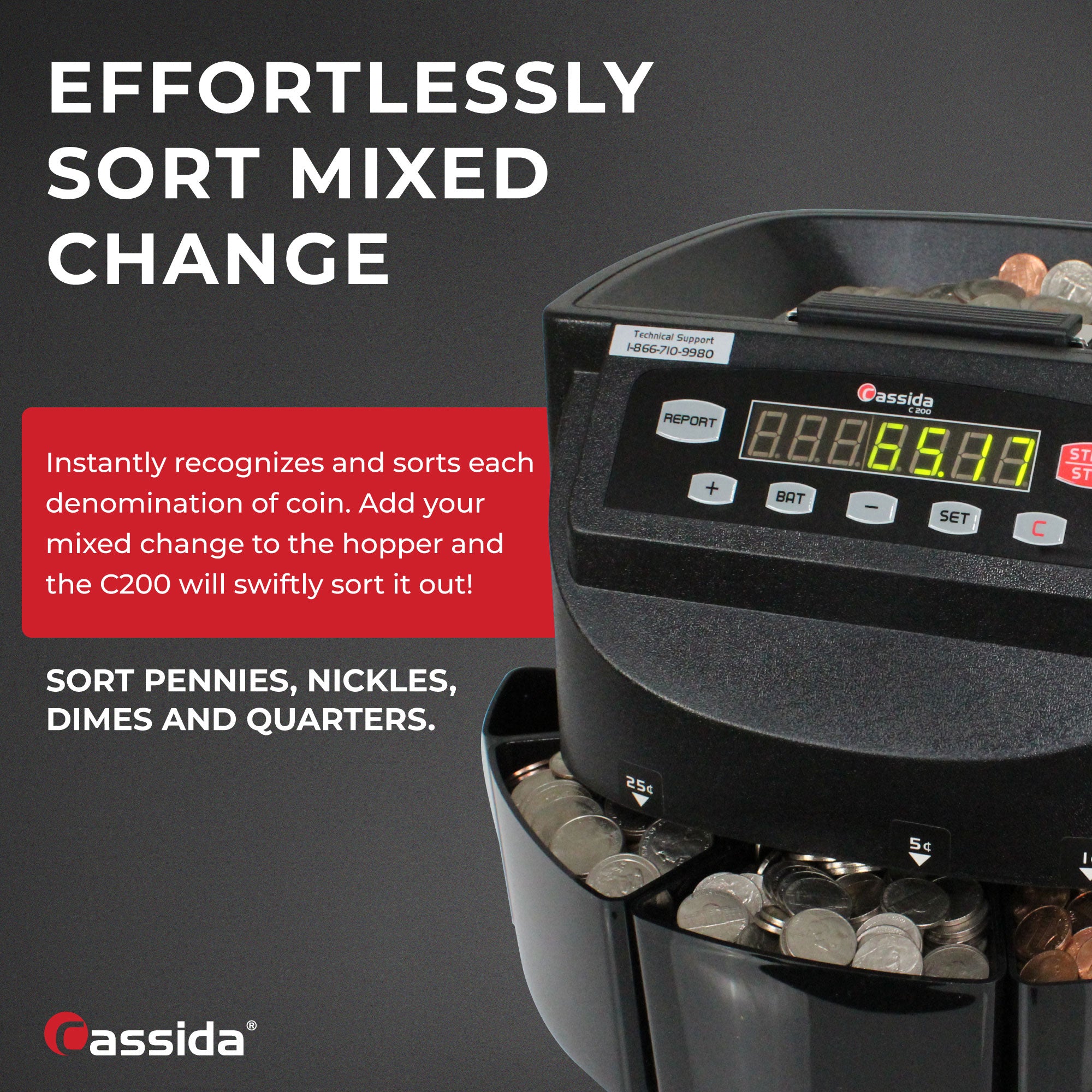 Cassida C200 Coin Counter