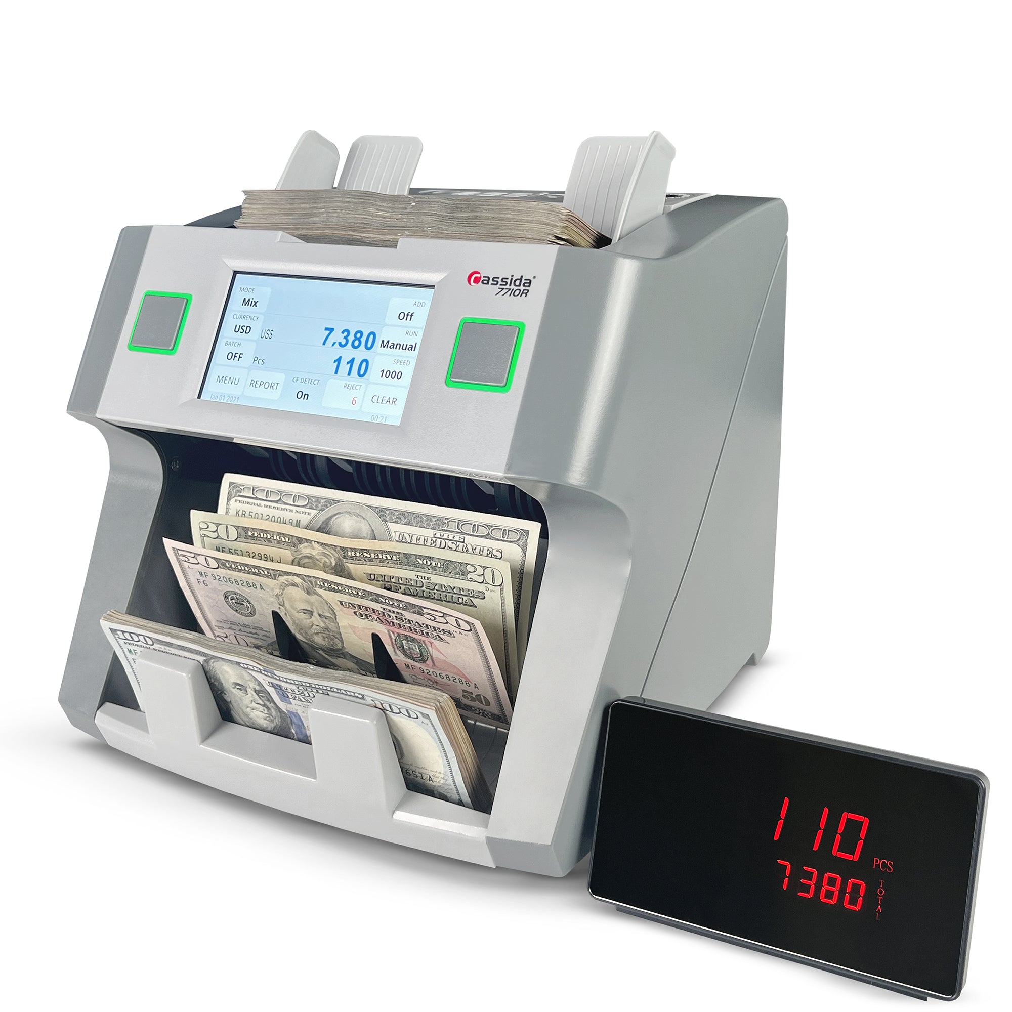 Cassida 7710R Mixed Bill Counter
