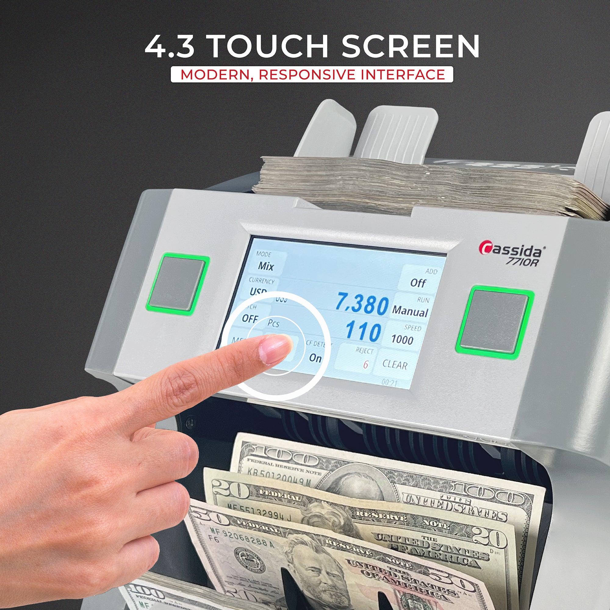 Cassida 7710R Mixed Bill Counter