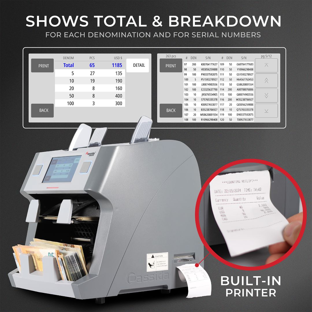 mixed bill counter