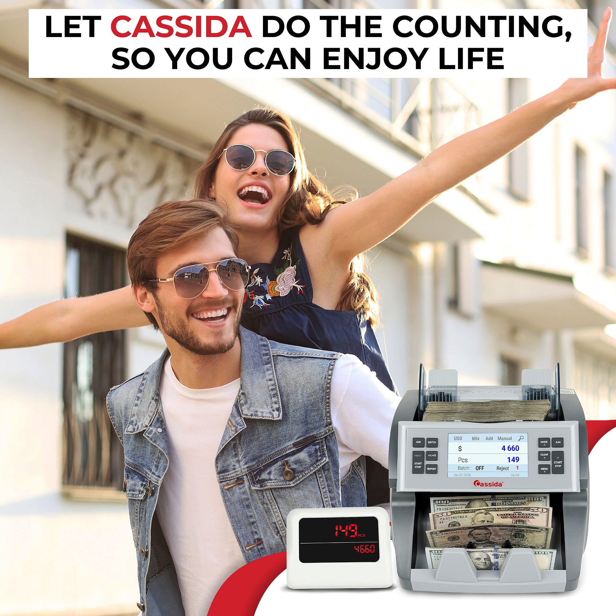 Cassida CRS 7500 Mixed Bill Counter