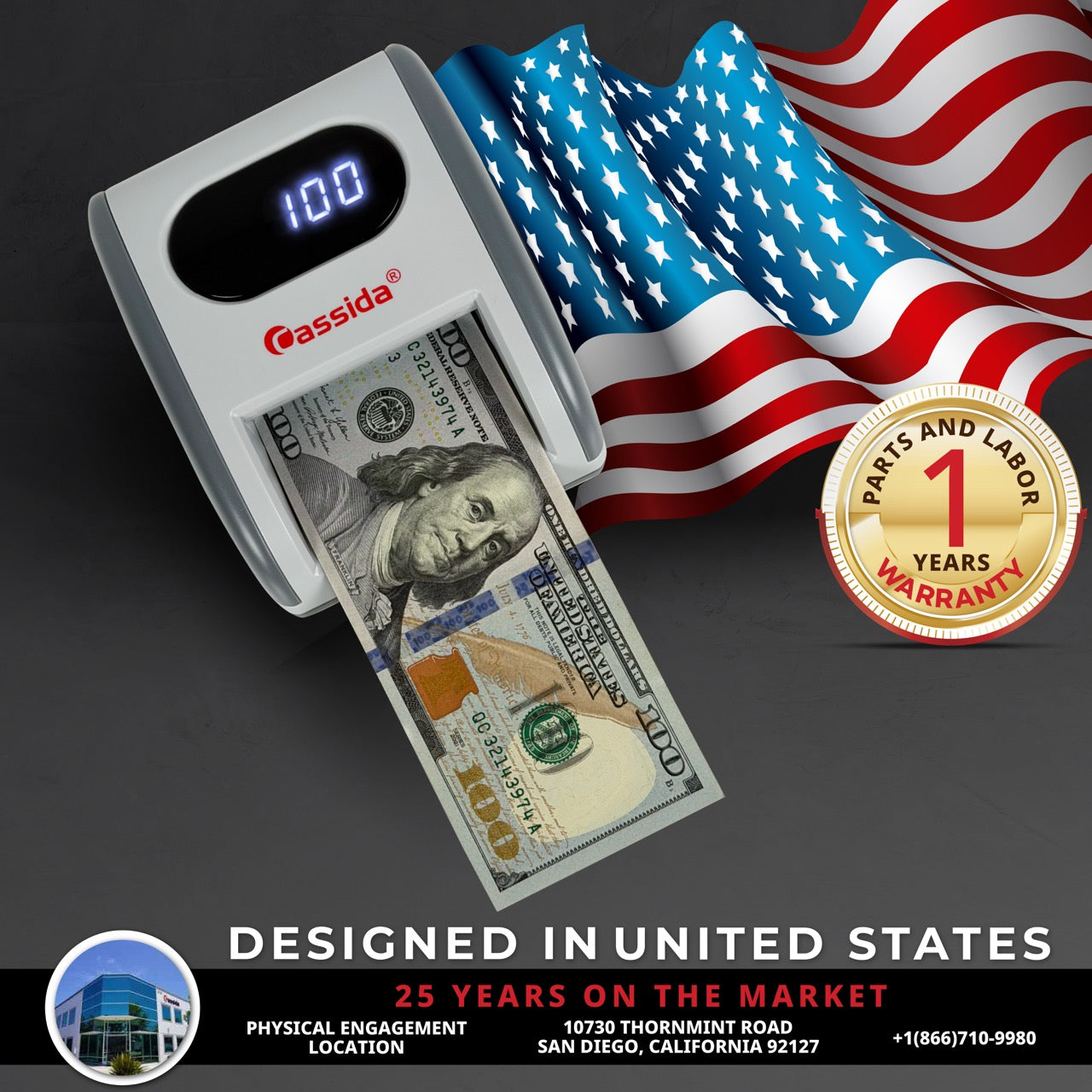 Cassida CCS 150 Counterfeit Money Detector