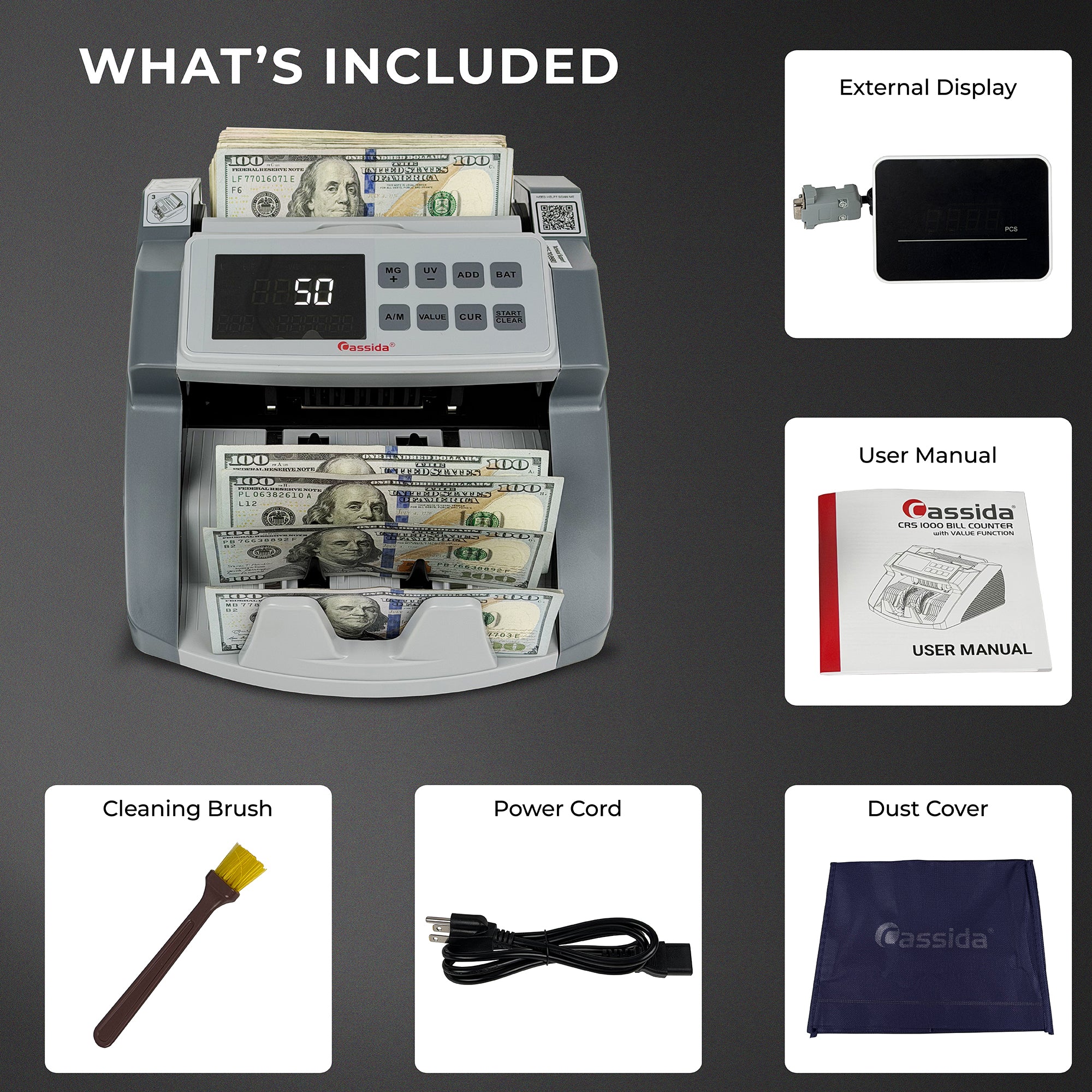 Cassida CRS 1000 Bill Counter