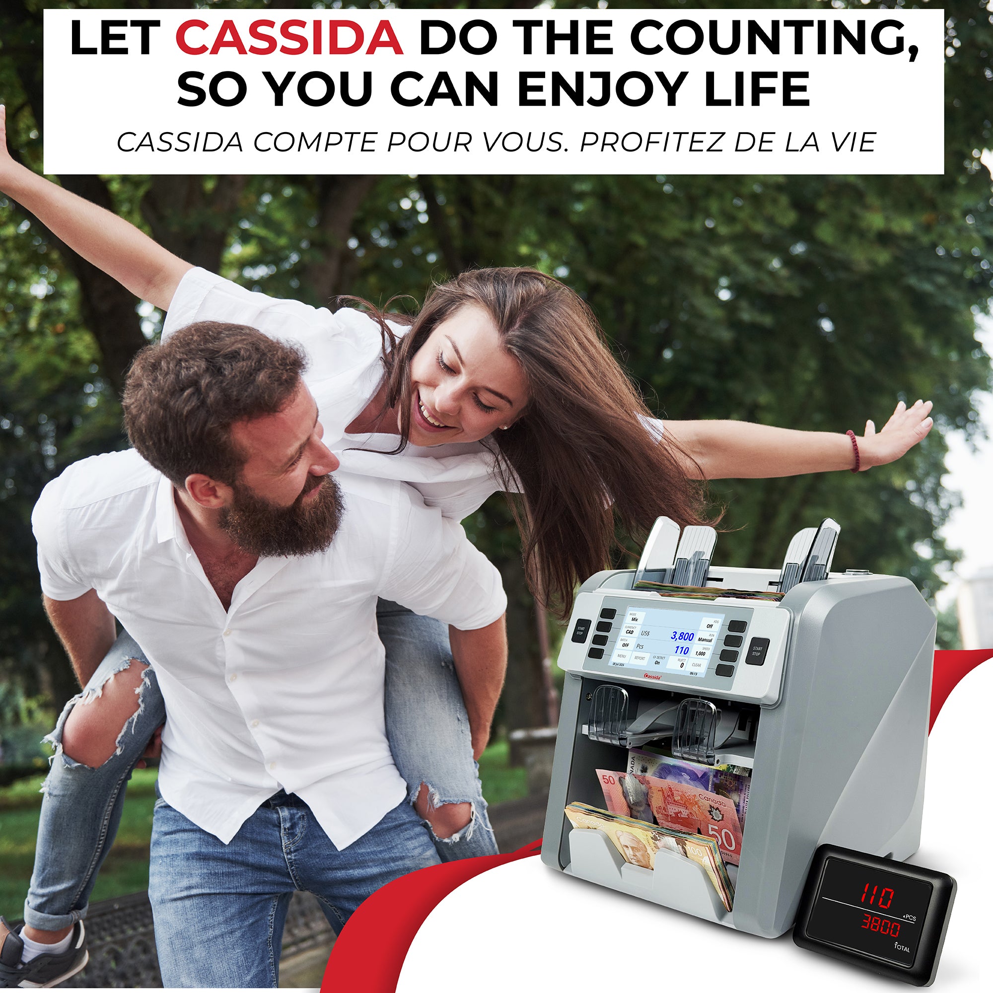 Cassida CRS 9500 Mixed Bill Counter (Canada)