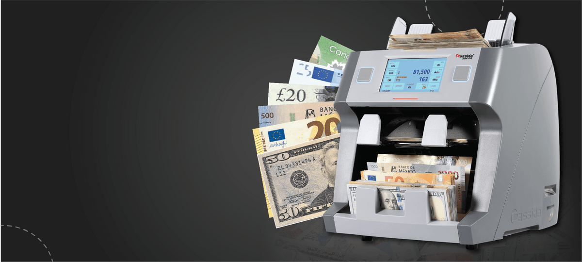 Bill Counters and Coin Sorters from Cash Automation Experts | Cassida