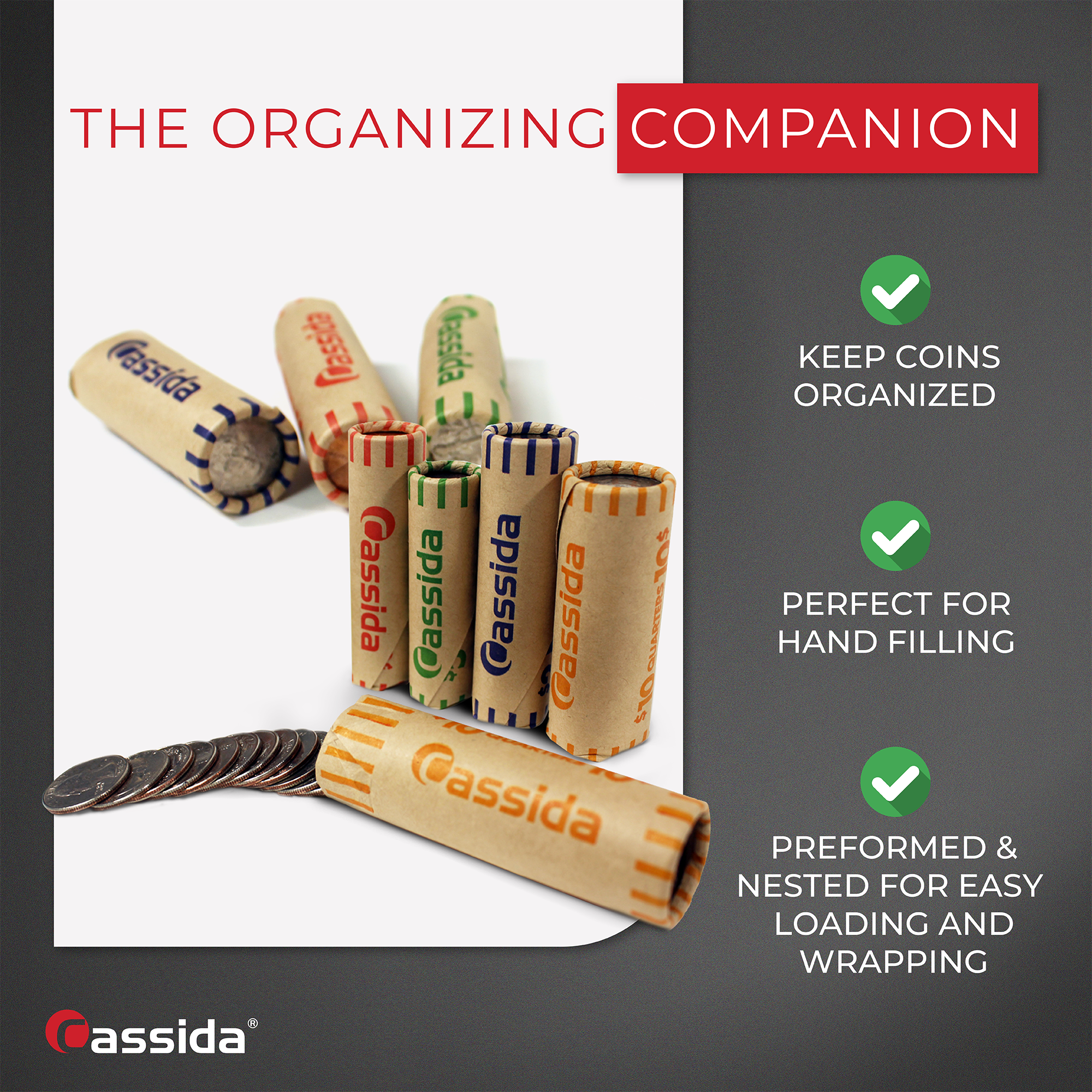 Cassida Coin Wrappers