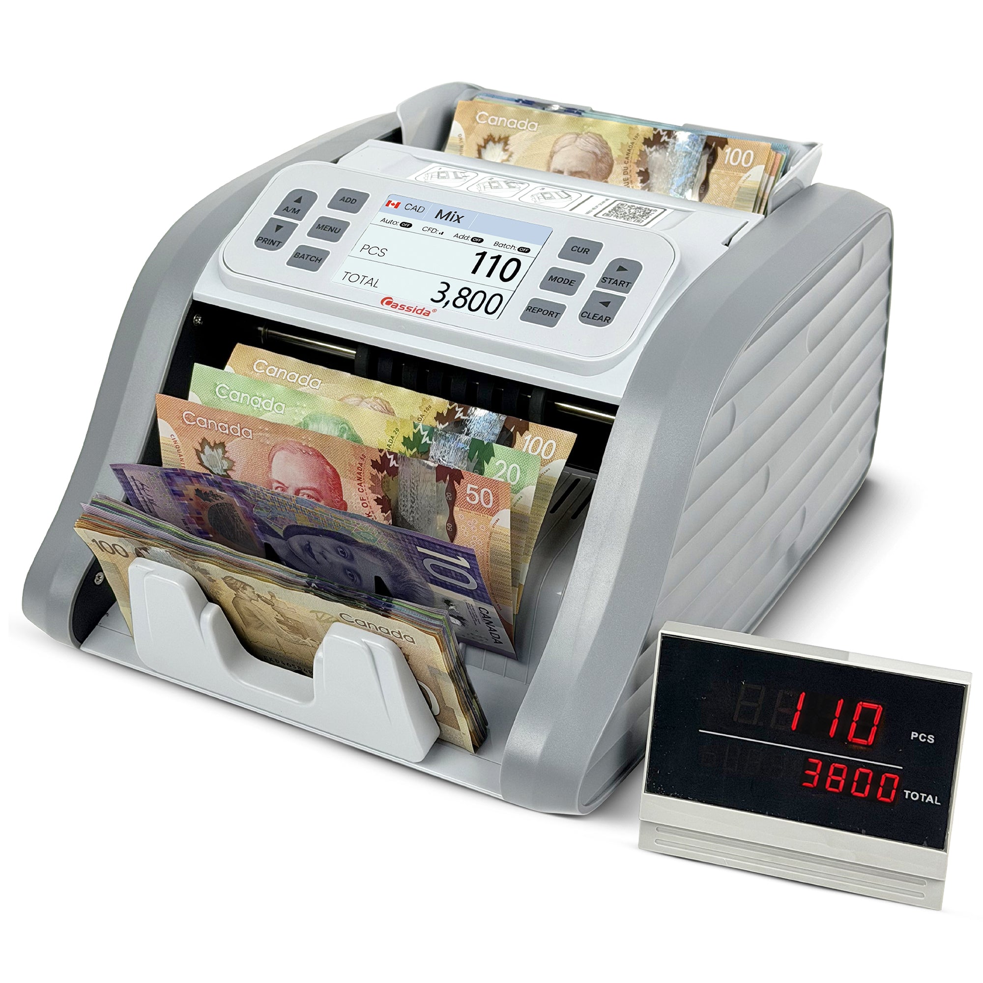 Cassida CRS 7200 Mixed Bill Counter (Canada)