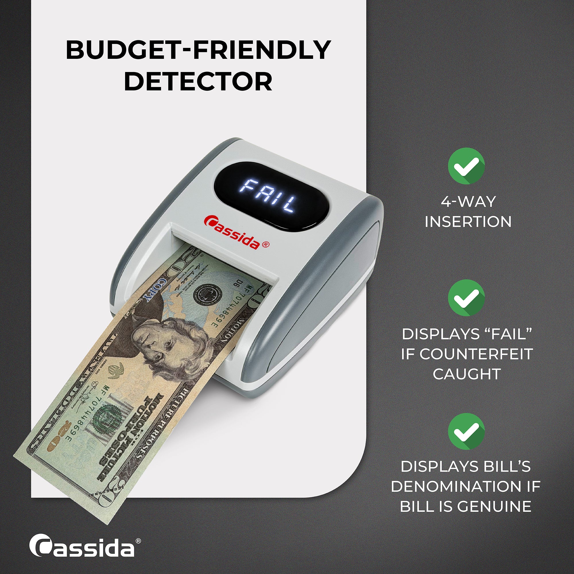 Cassida CCS 150 Counterfeit Money Detector