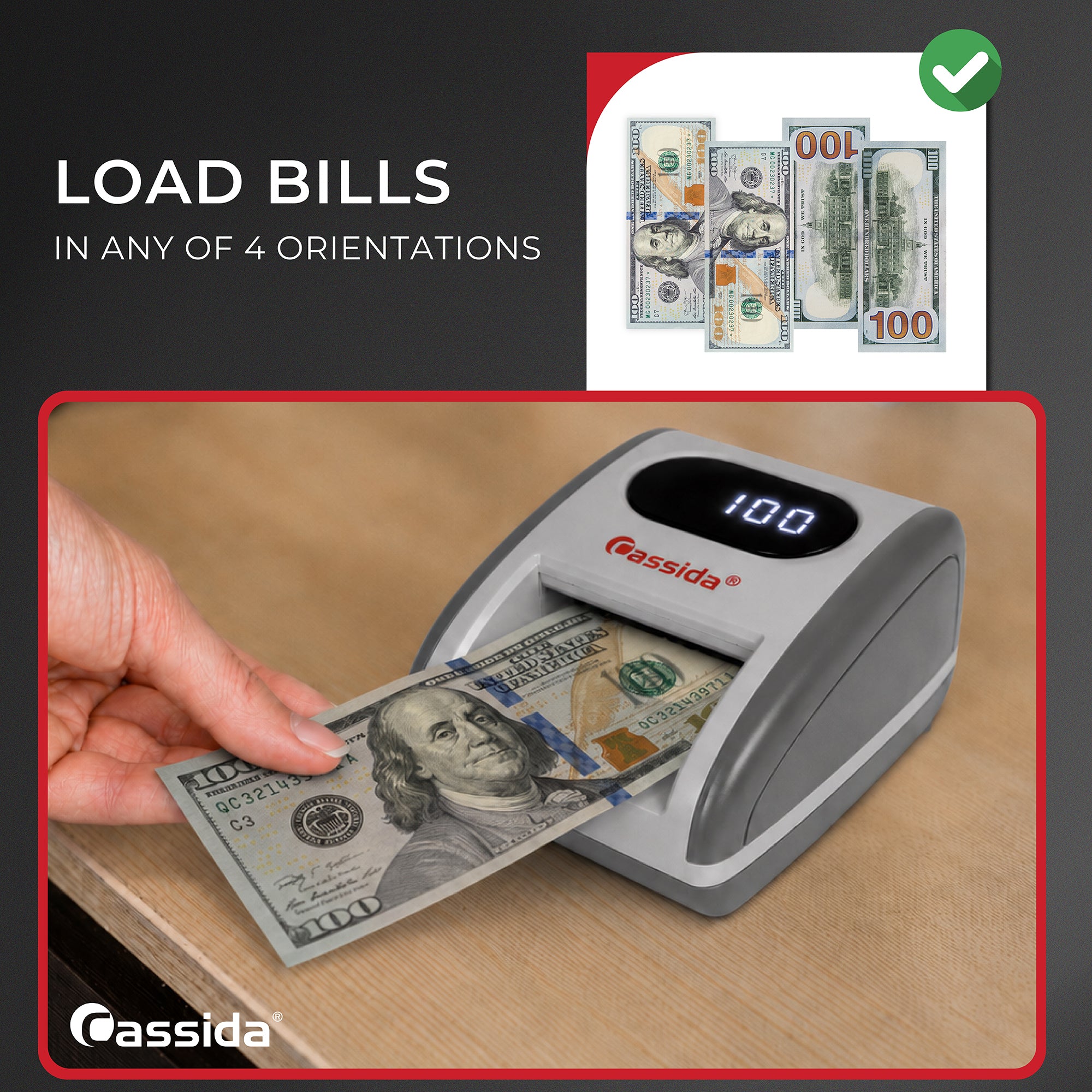 Cassida CCS 150 Counterfeit Money Detector