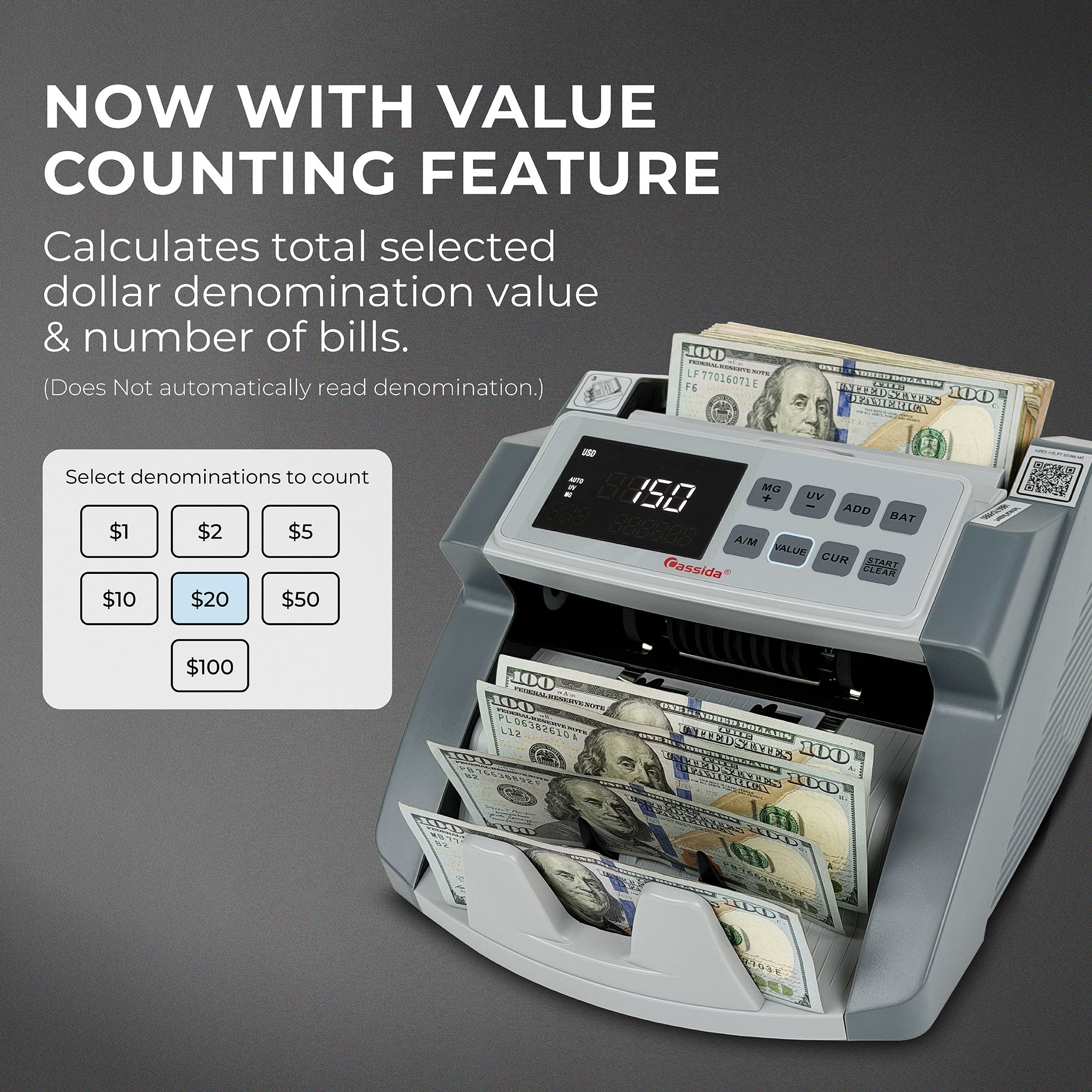 Cassida CRS 1000 Bill Counter