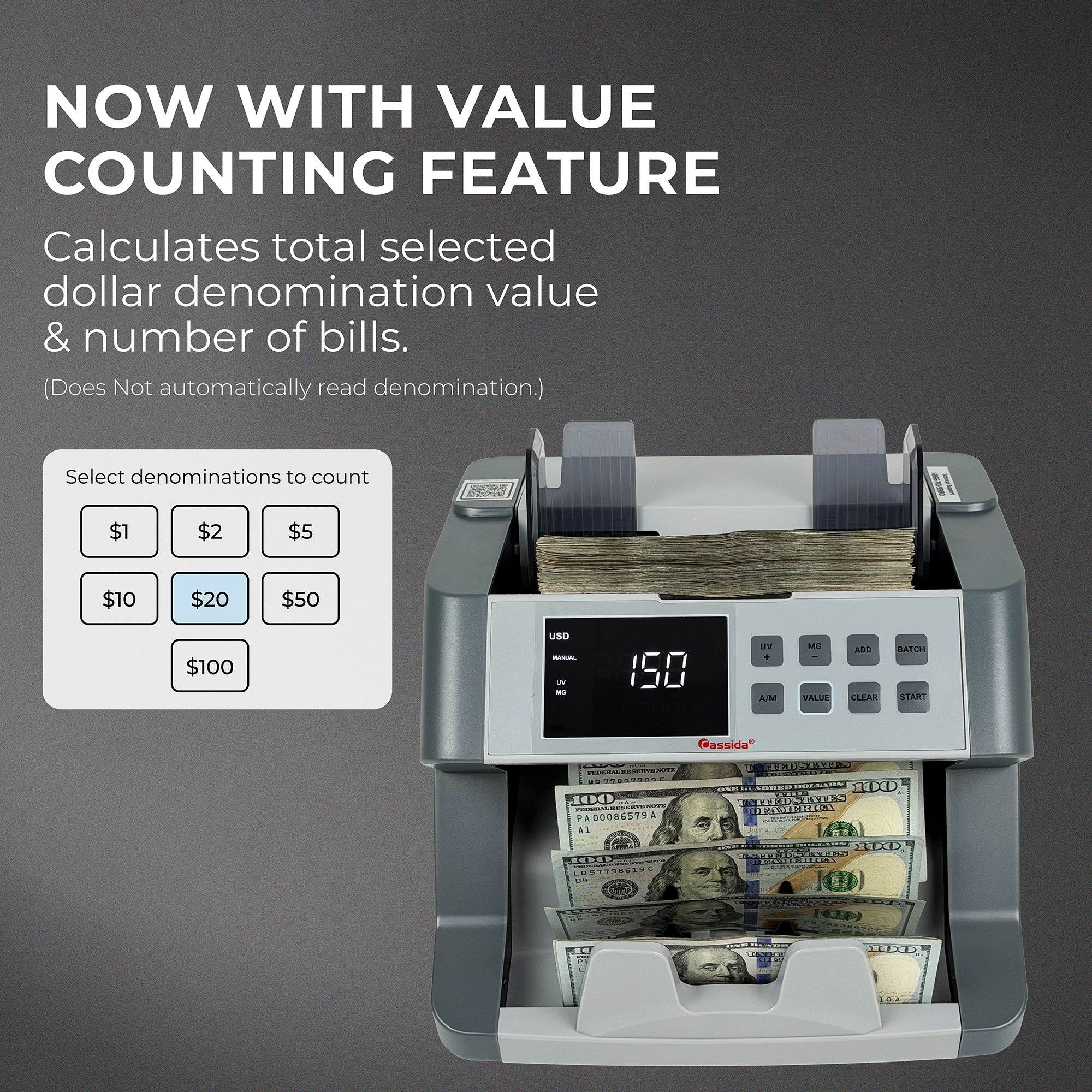 Cassida CRS 6200 Bill Counter