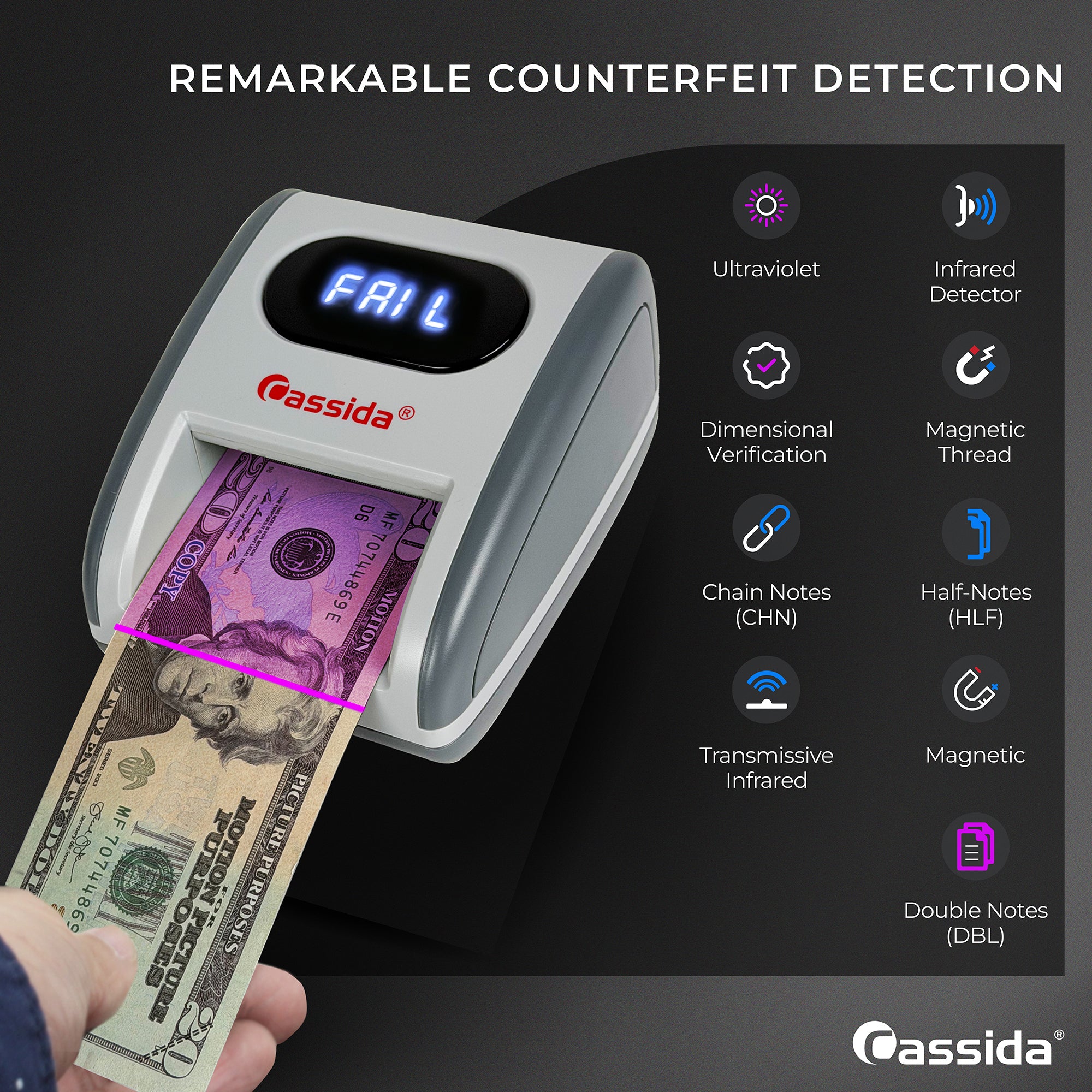 Cassida CCS 150 Counterfeit Money Detector