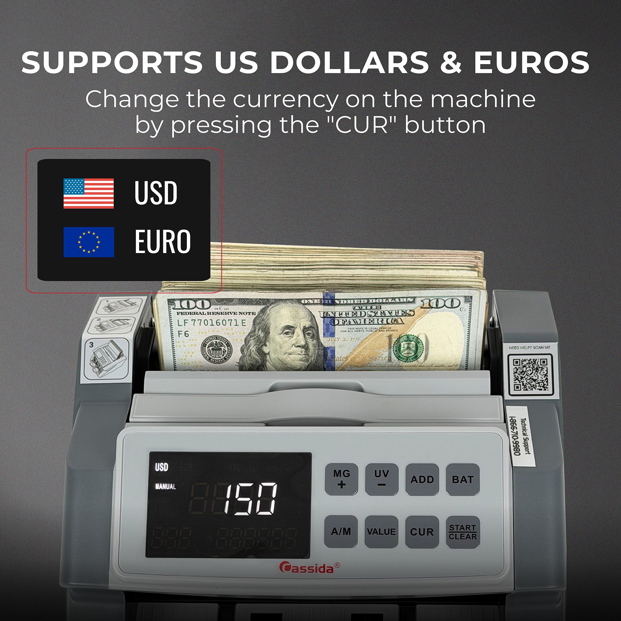 Cassida CRS 1000 Bill Counter