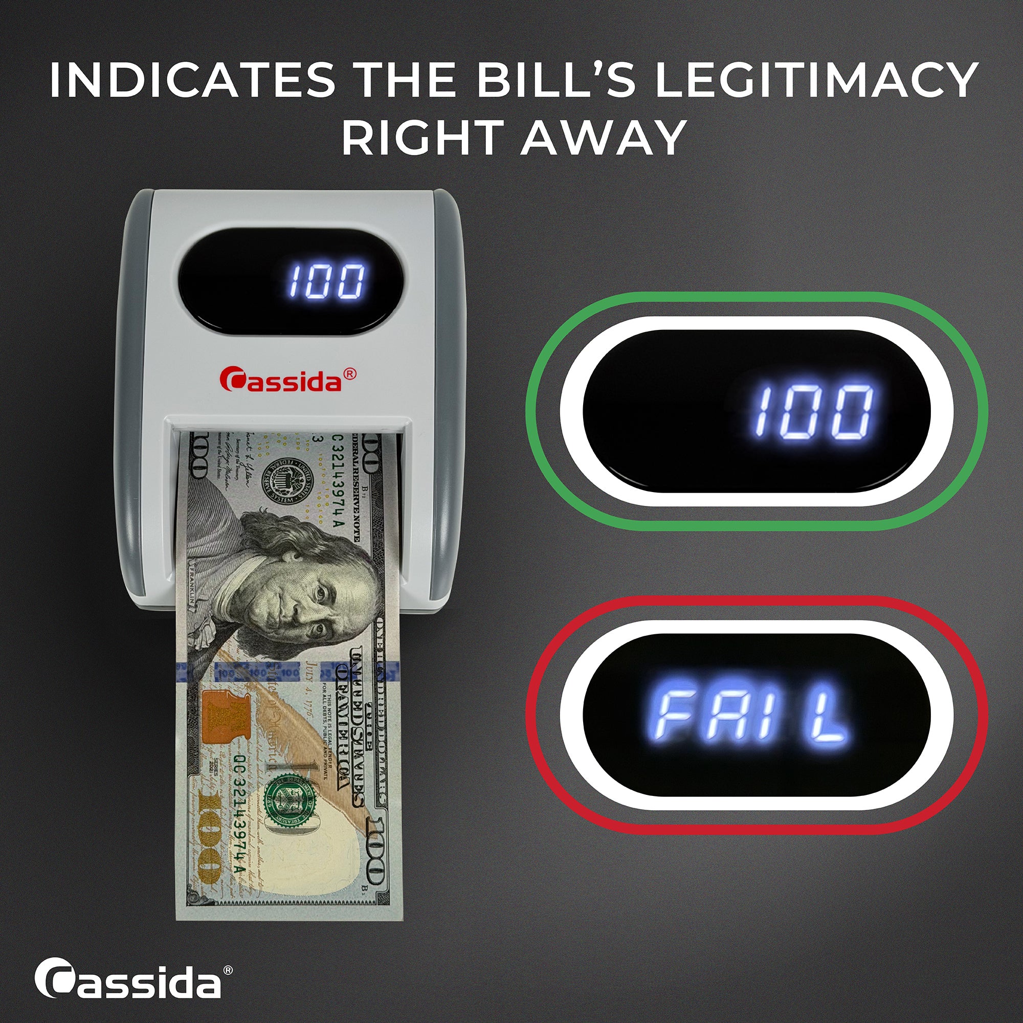 Cassida CCS 150 Counterfeit Money Detector