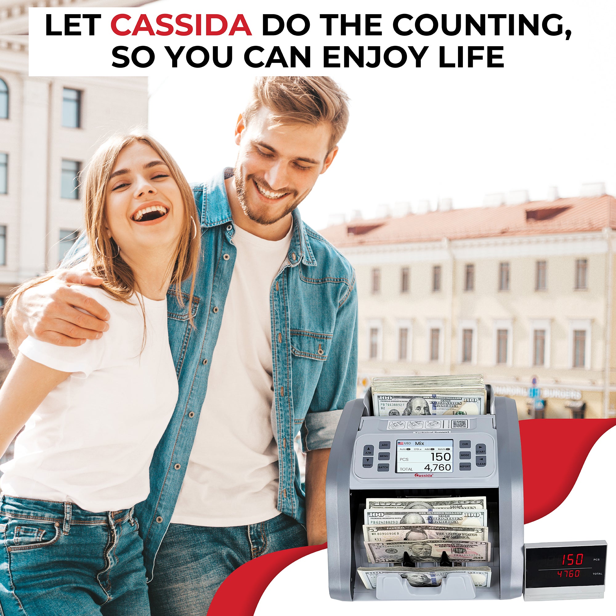 Cassida CRS 7200 Mixed Bill Counter
