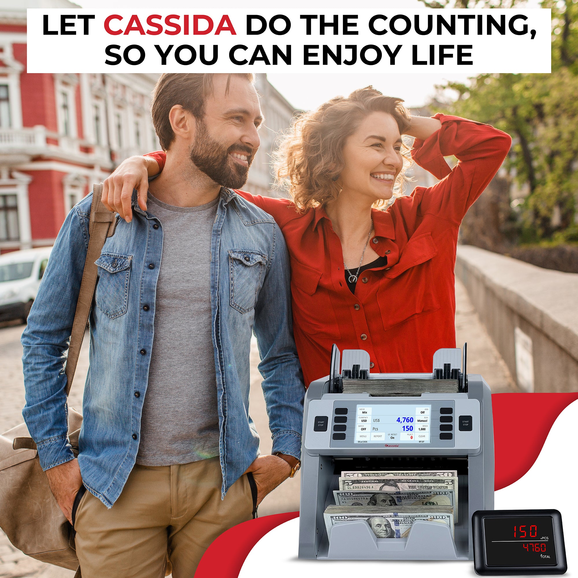 Cassida CRS 8500 Mixed Bill Counter