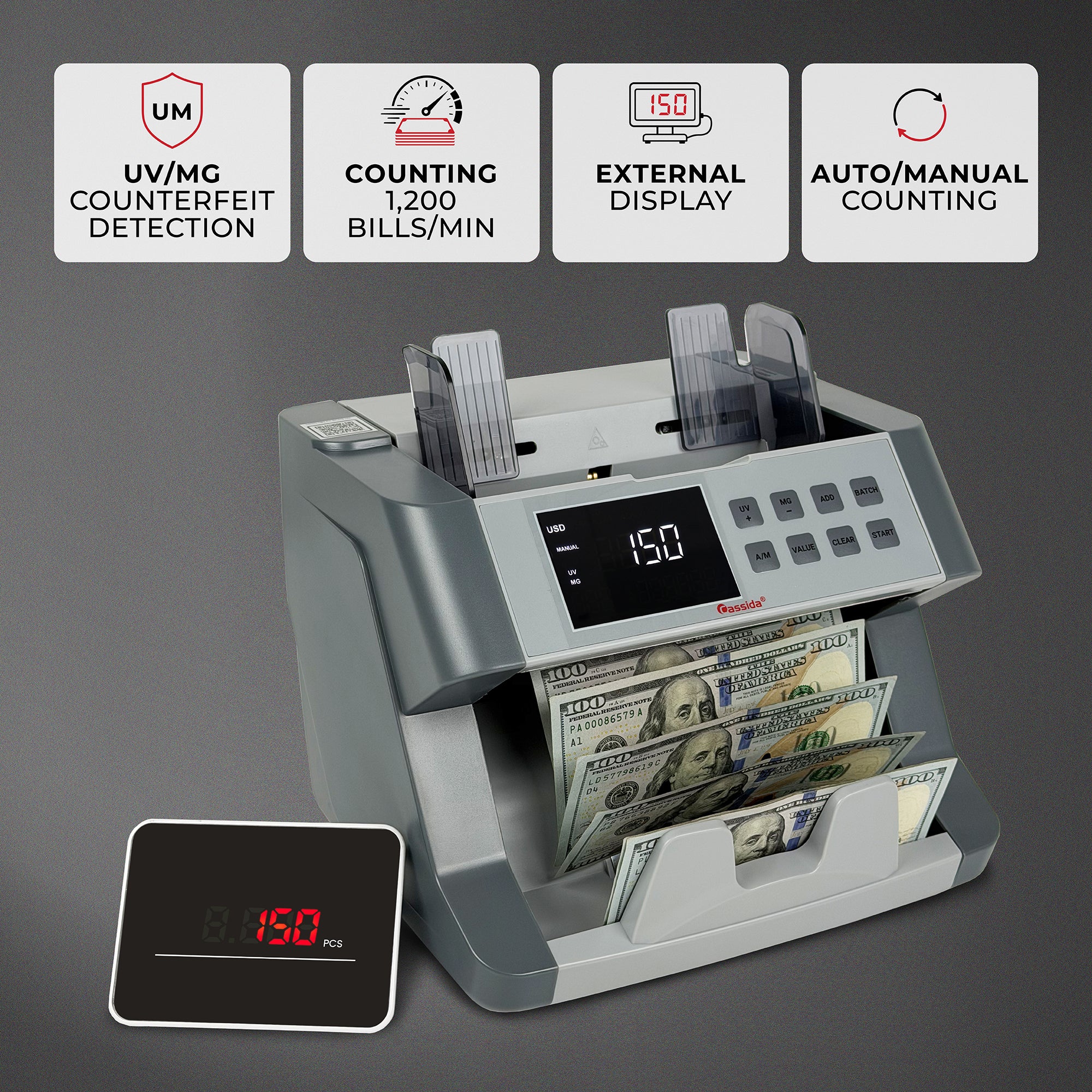 Cassida CRS 6200 Bill Counter