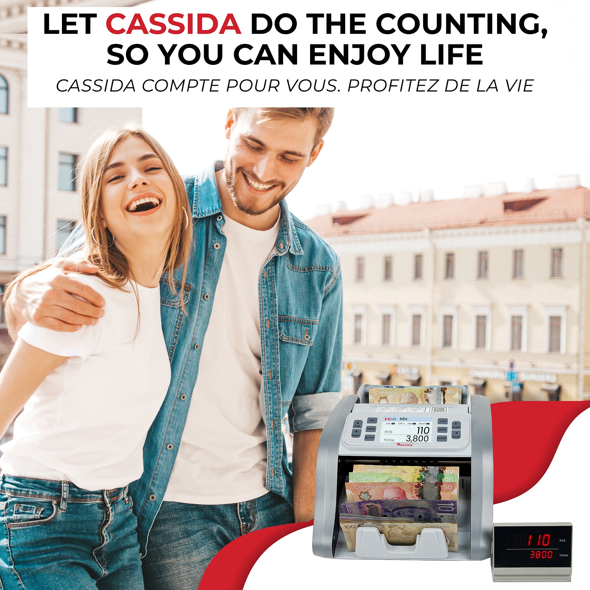 Cassida CRS 7200 Mixed Bill Counter (Canada)