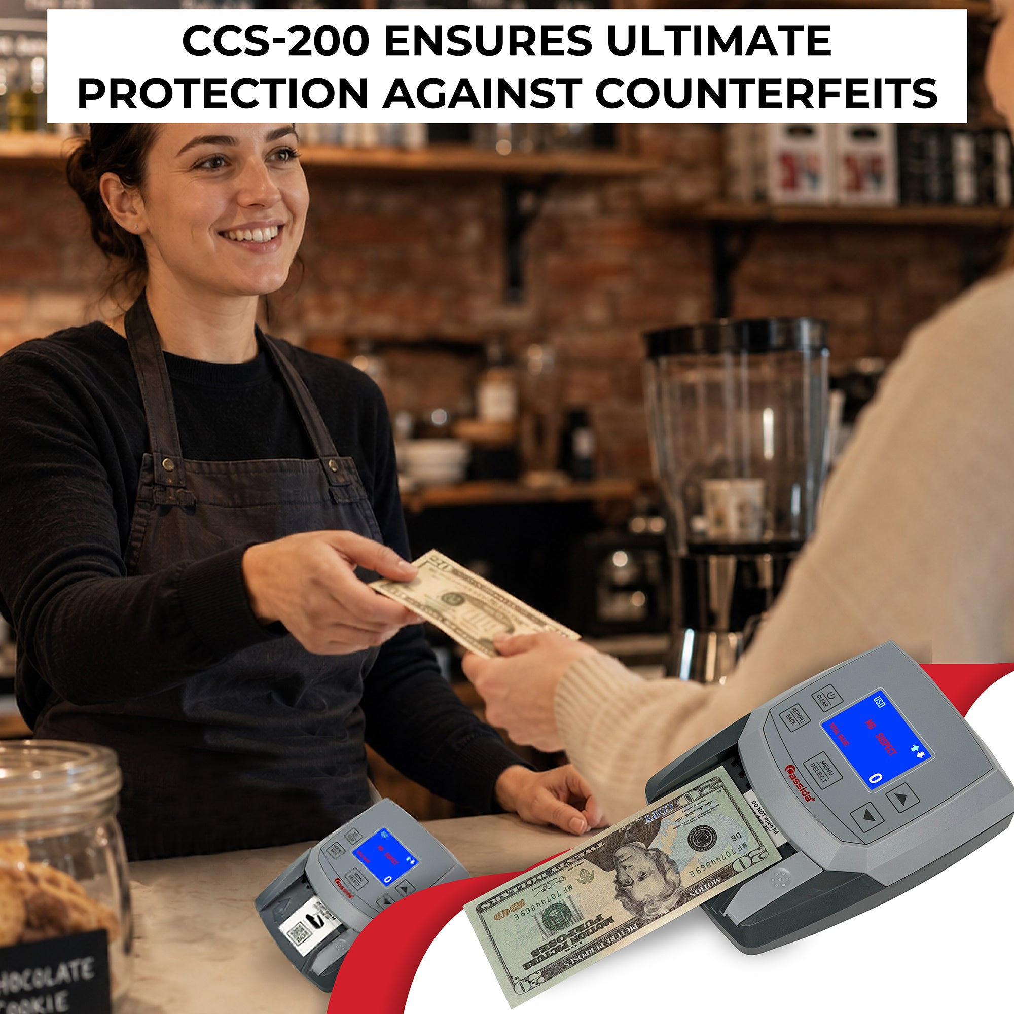 Cassida CCS 200 Counterfeit Money Detector