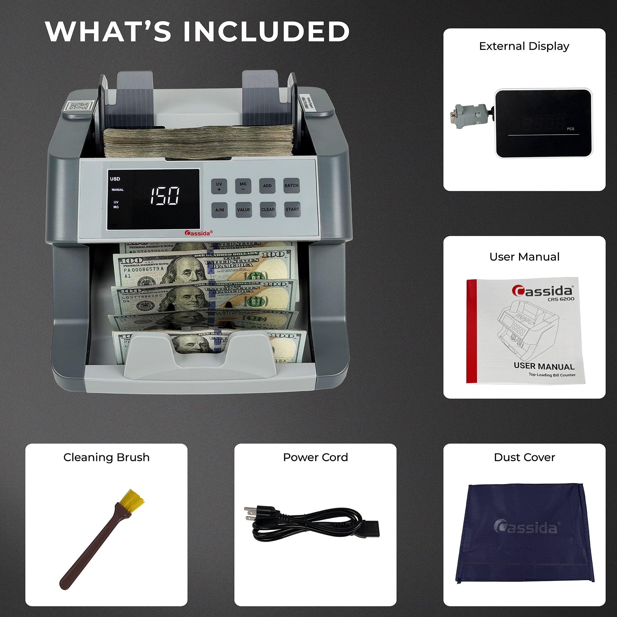 Cassida CRS 6200 Bill Counter