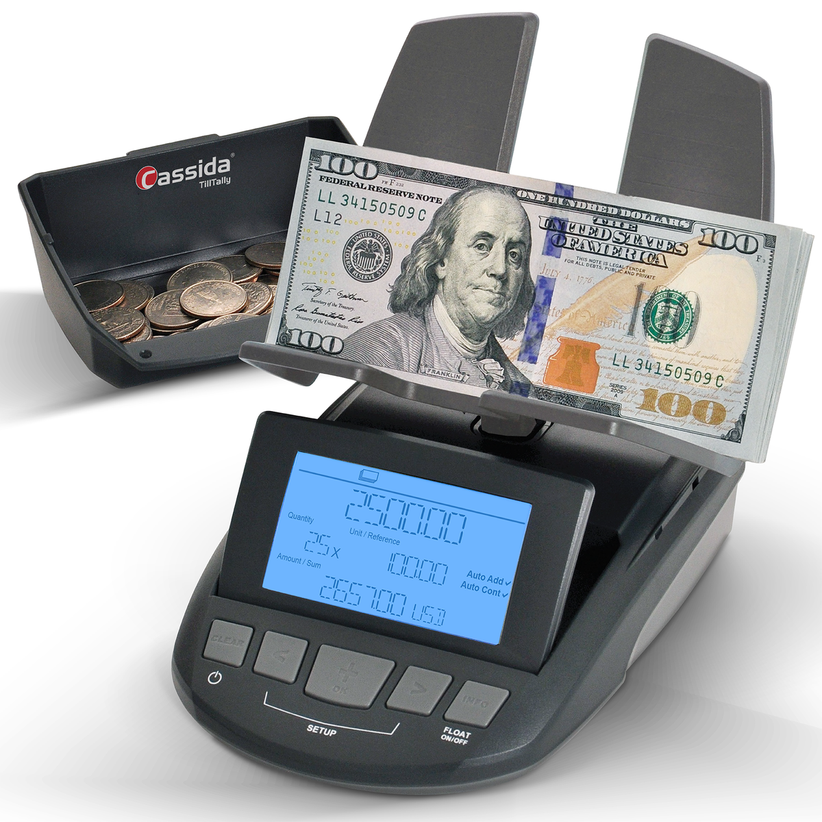 Cassida TillTally Money Counting Scale - Professional Money Counting ...