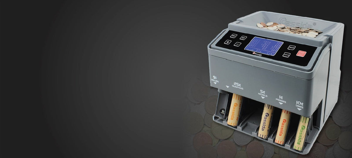Bill Counters and Coin Sorters from Cash Automation Experts | Cassida