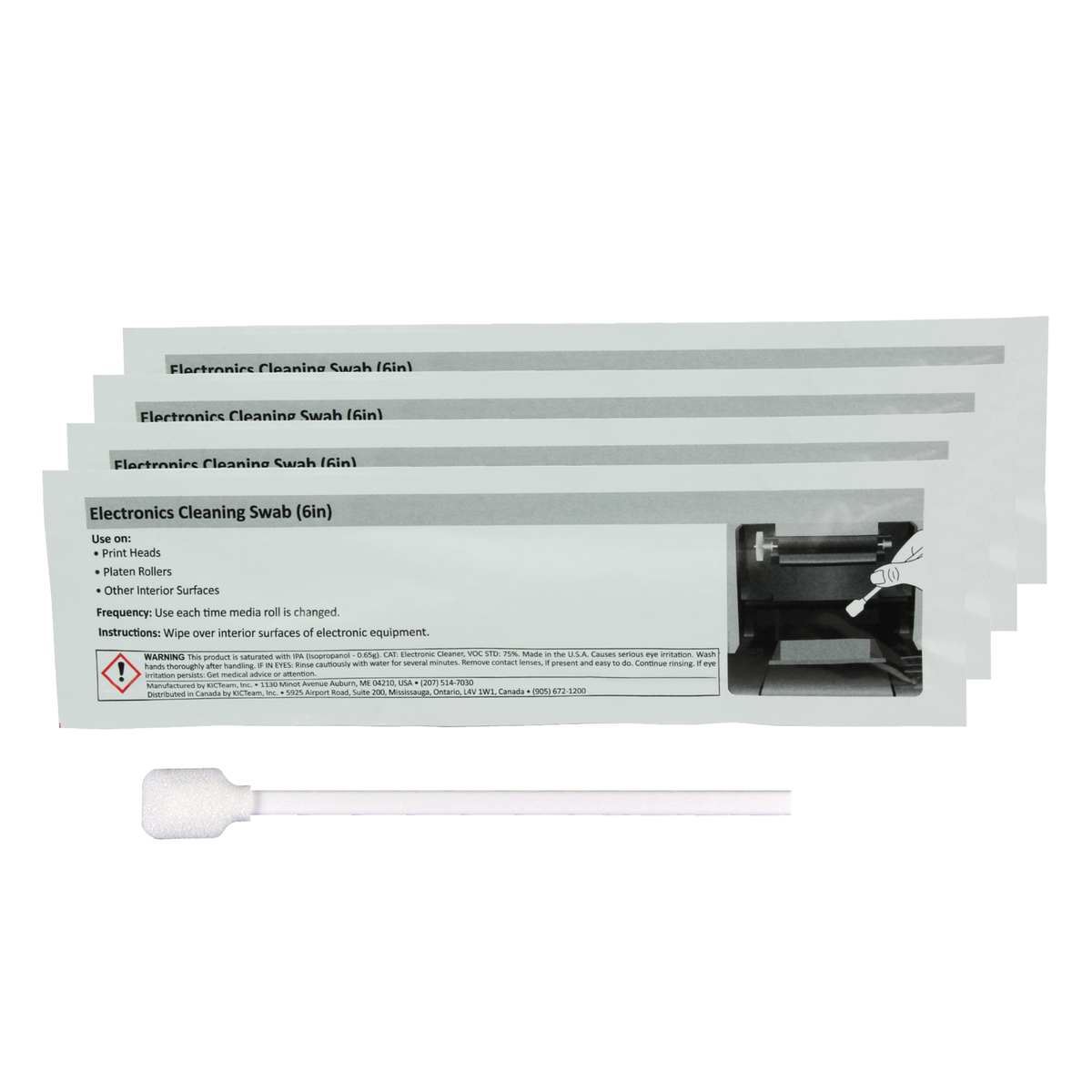 Cassida Cleaning Swabs for Bill Counters Cleaning