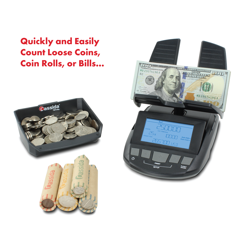 cash currency counter